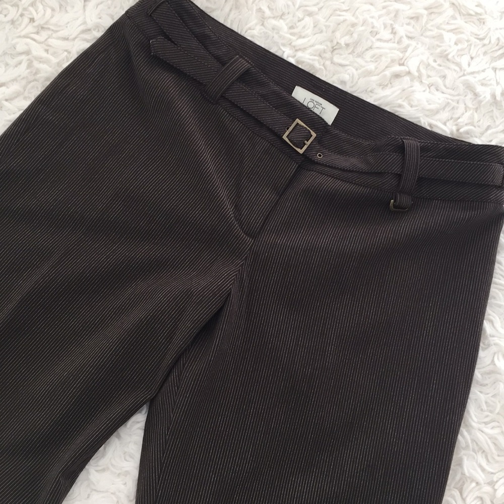 LOFT Marisa fit pin stripe trousers
